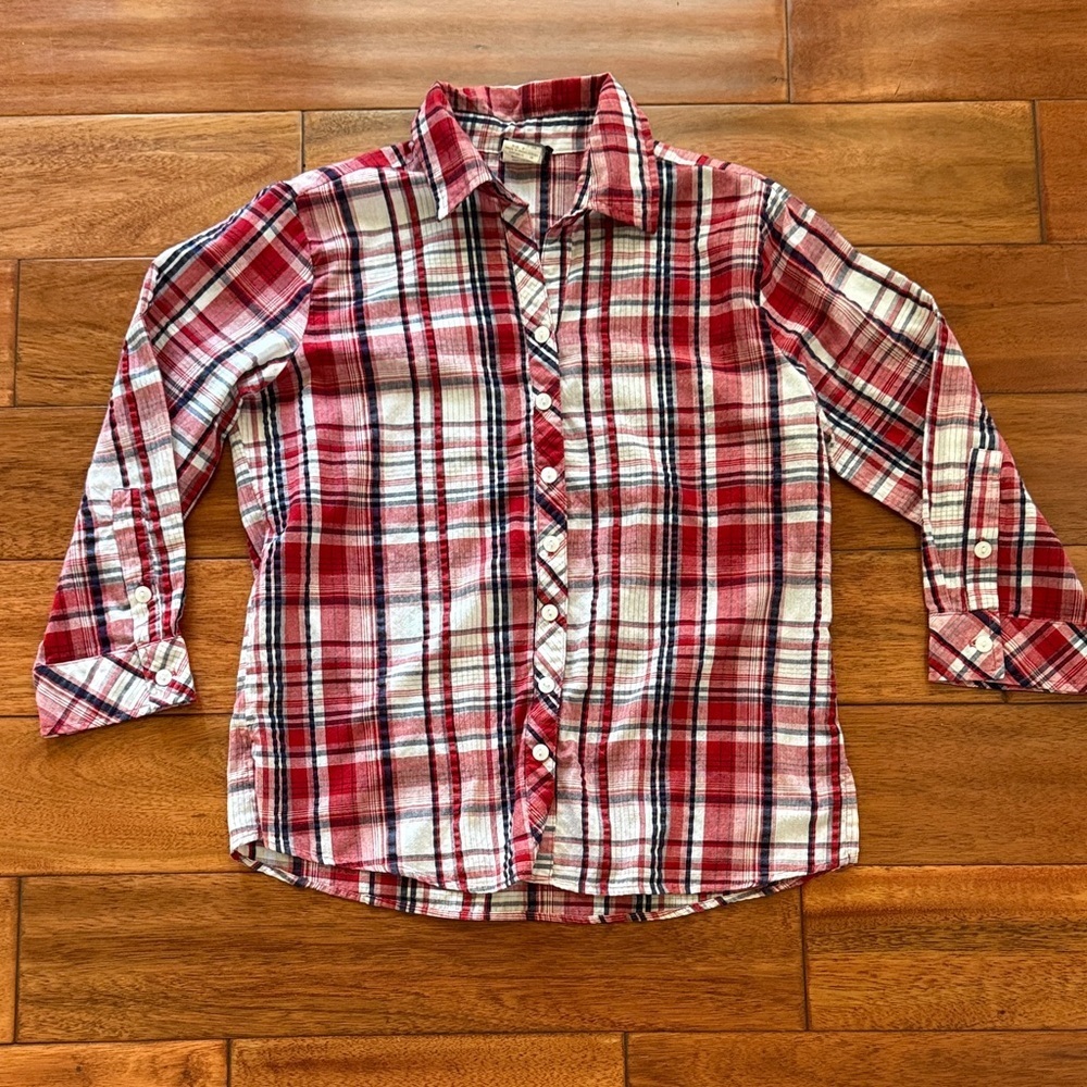 Southern Lady Size Small Shirt in Red White and Blue